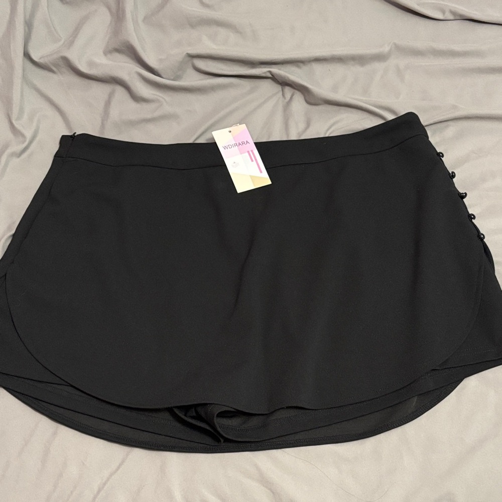 Black Women's Skort Shorts -